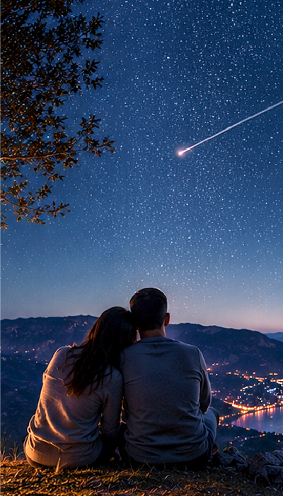 Night sky lifestyle view
